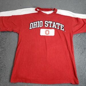 Vintage Ohio State Buckeyes Shirt Mens Large Red NCAA Graphic Old Varsity